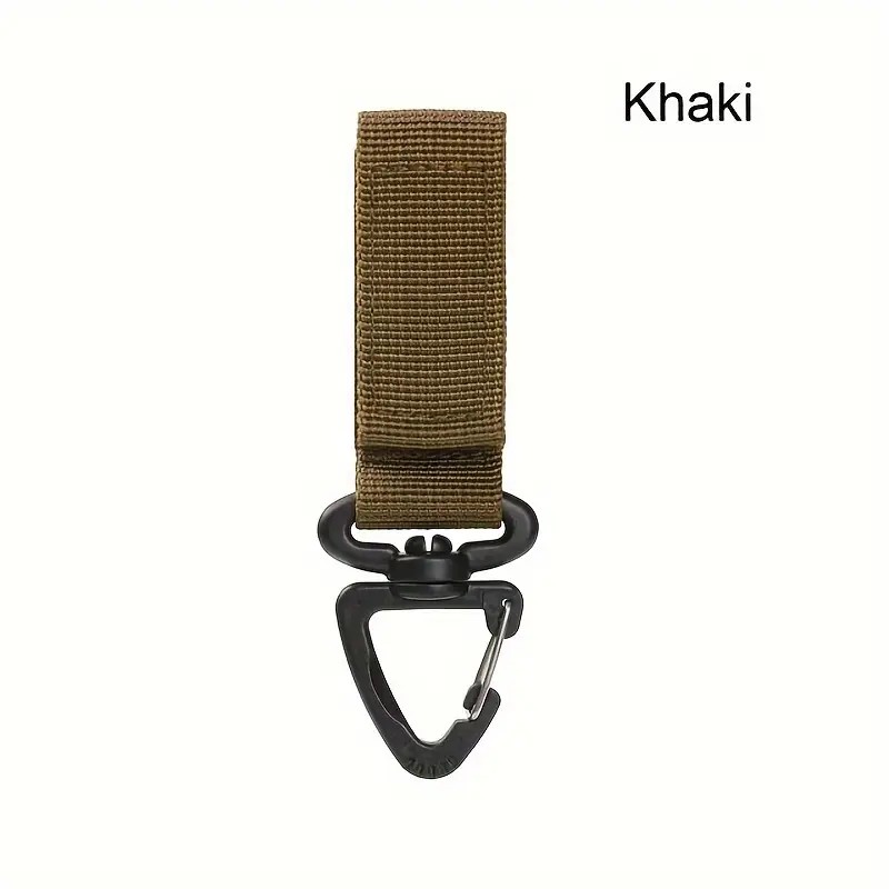  Tan Molle Taktik Alet Sırt Çantası Anahtarlık Açık Kanca Üçgen Sırt Çantası Toka Bel Çantası Raptiye