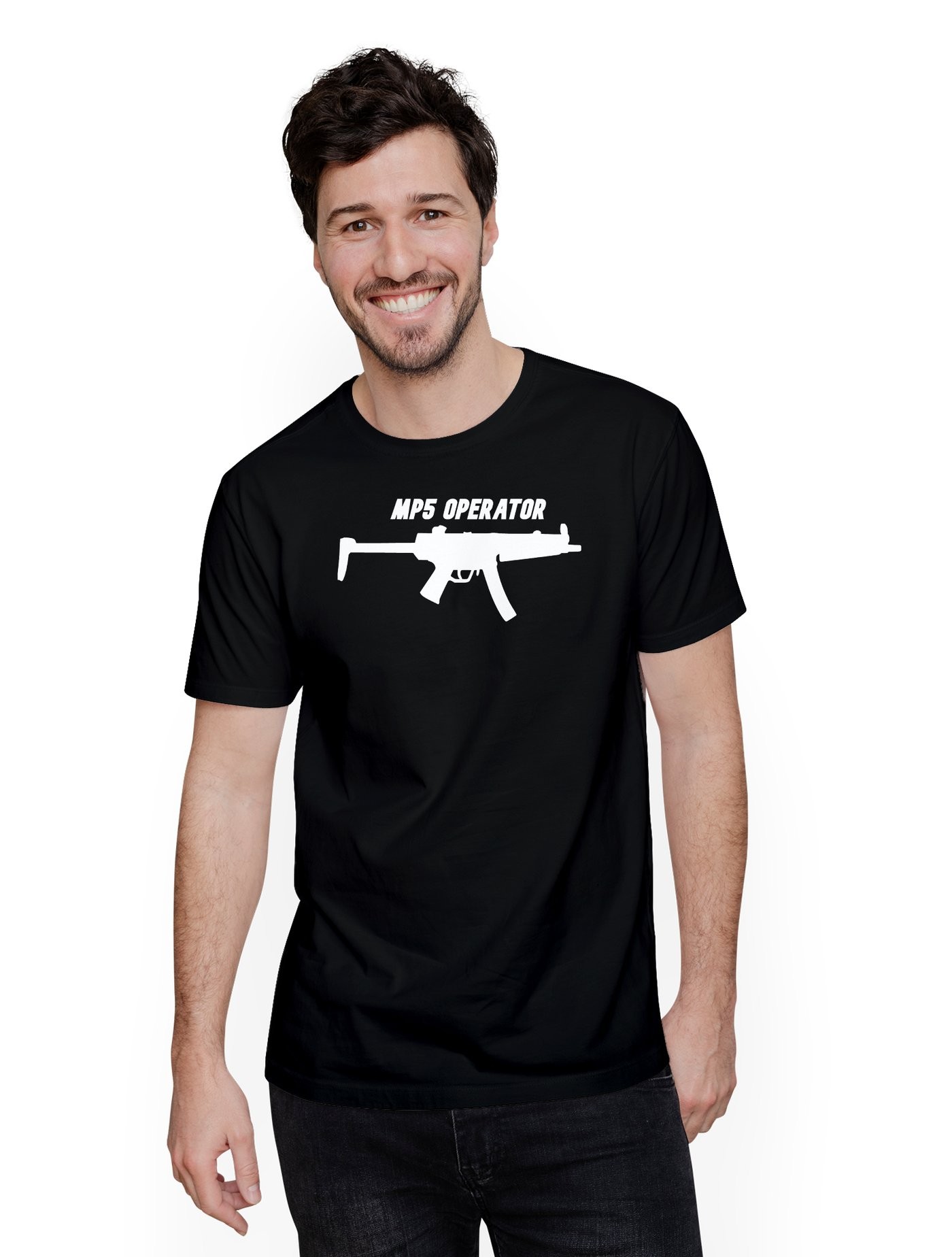 MP5 OPERATOR Beyaz Tshirt Ön