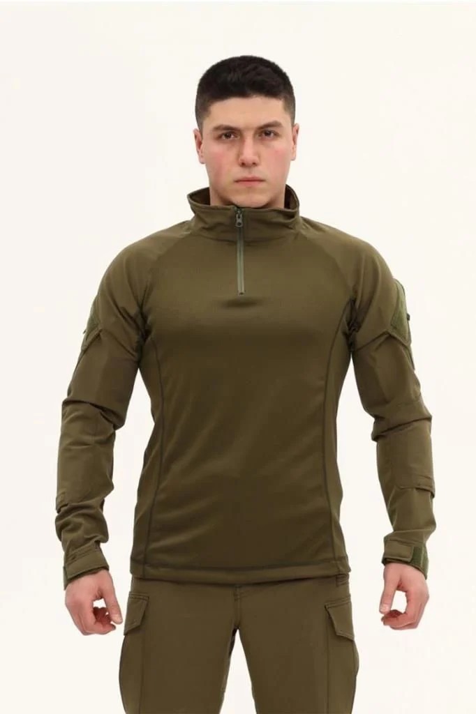 Single Sword Erkek&Kadın Taktik Combat Kombat T-shirt - Haki