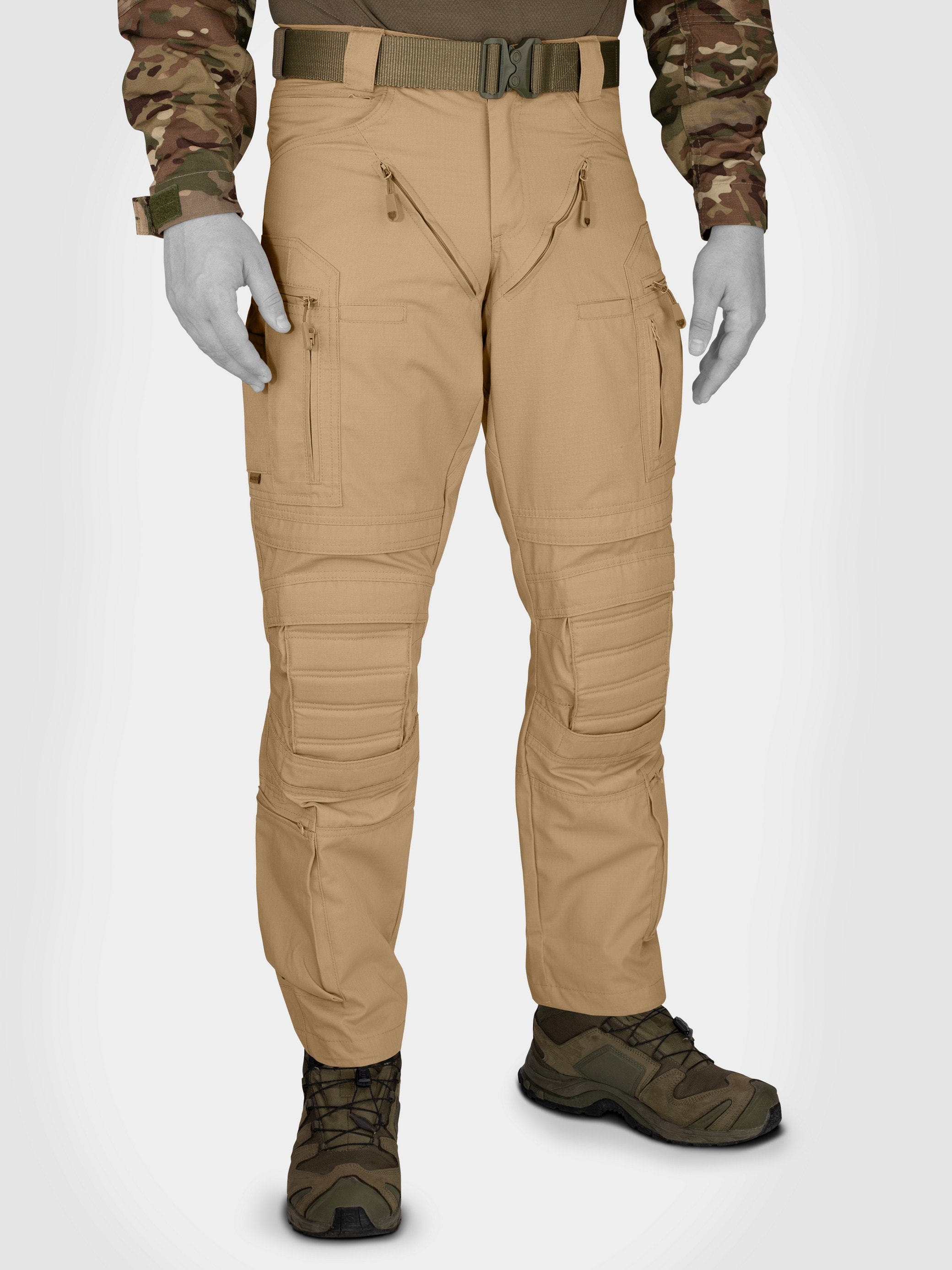 Mudeir Algan Muharebe Pantolonu Dizlikli 34 Boy - Kayote Brown