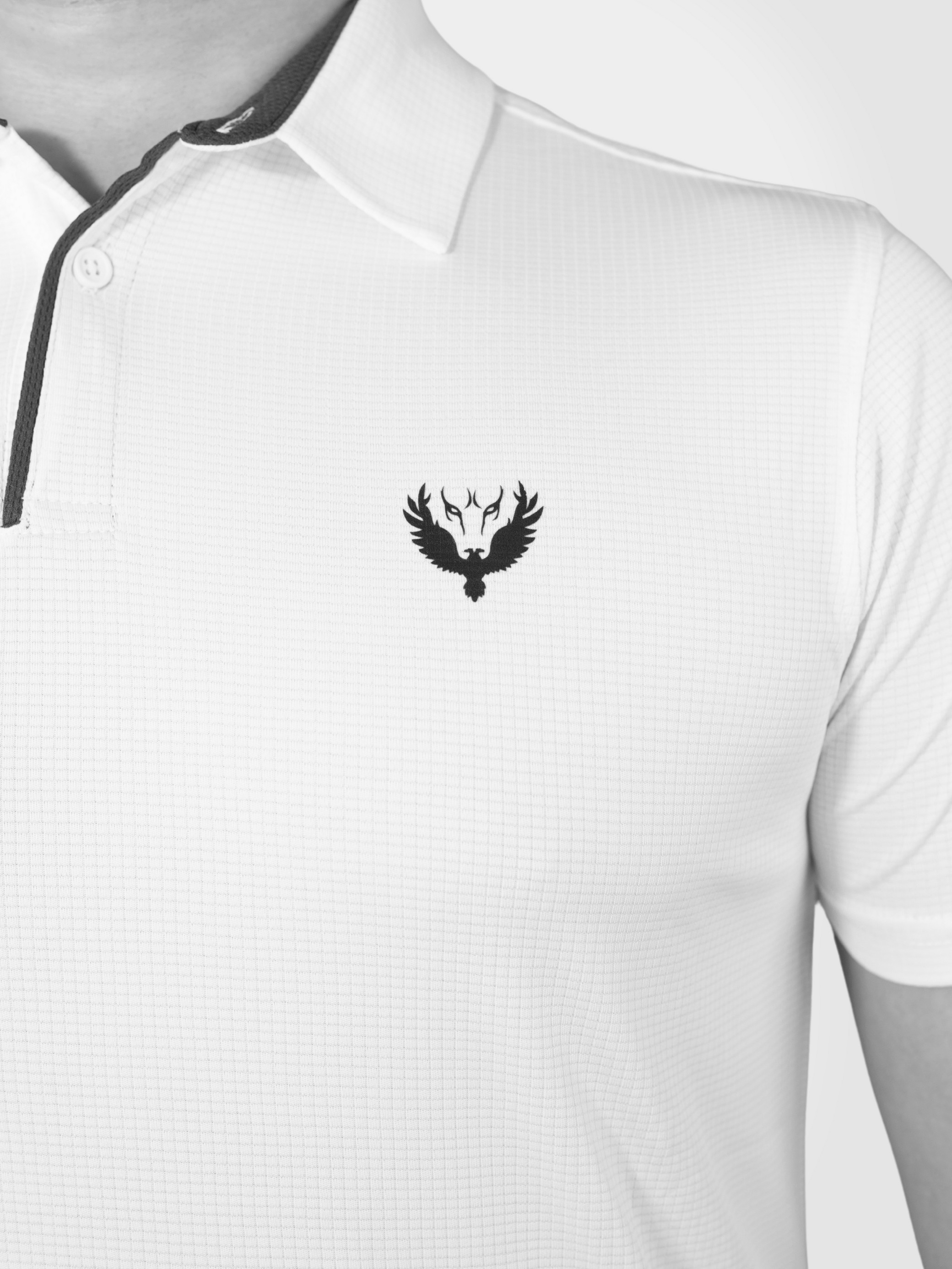 MUDEİR TSHİRT ASPAR POLO YAKA BEYAZ