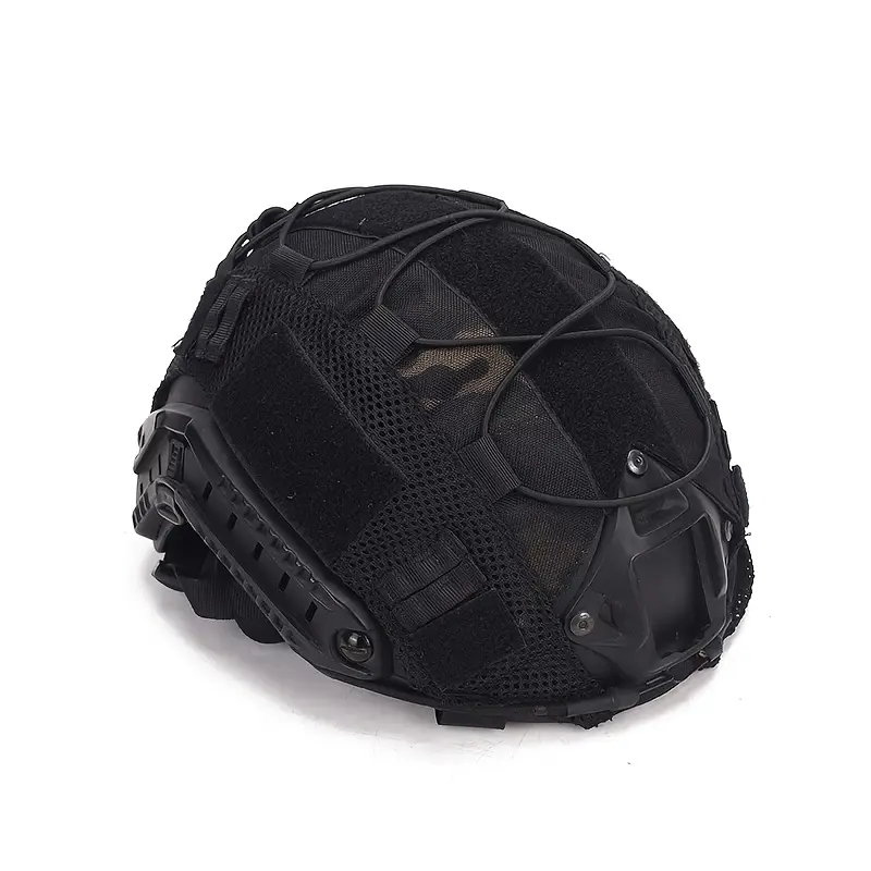 Kulaksız Kompozit Başlık Kılıfı - Kask Miğfer Kılıfı Black Multicam