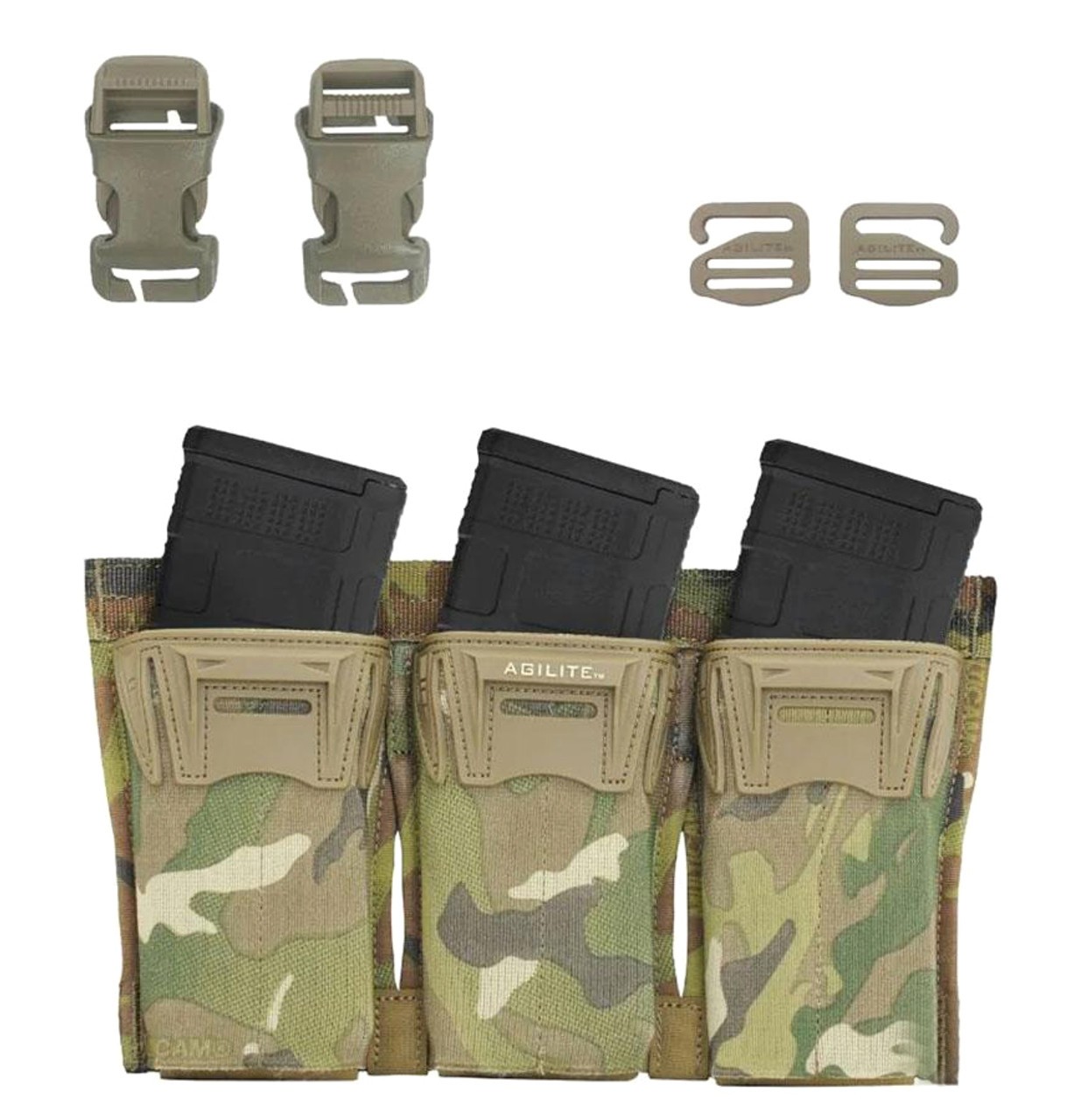 Agilite Pincer™ Placard – Tüm Kalibreler İçin Üstün Şarjör Taşıma Sistemi Multicam