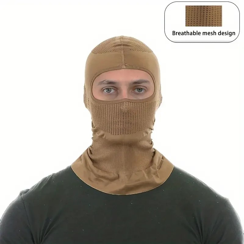 Taktik Tam Yüz Maske Şalı Balaclava Yazlık/Kışlık Haki Yeşil