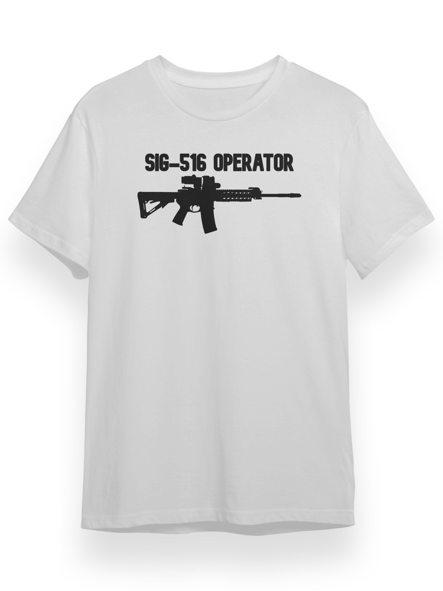 SİG516 OPERATOR Beyaz Tshirt Ön