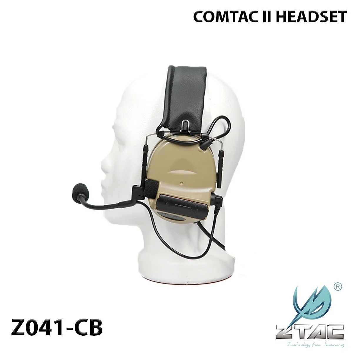 Atış Kulaklığı Z-Comtac II Headset Z041-DE Çöl Rengi