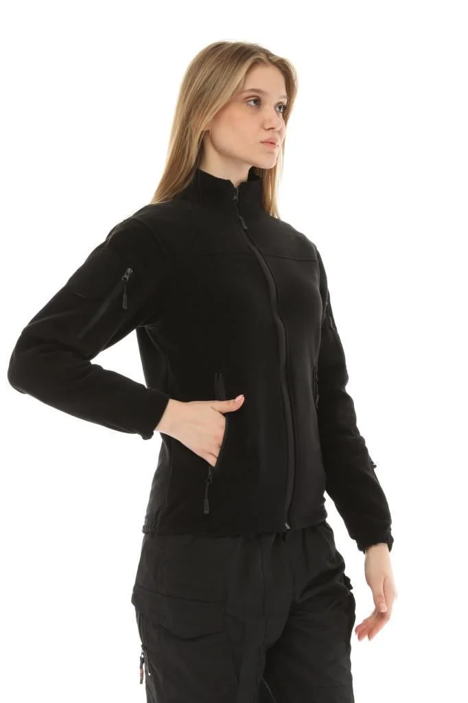 Single Sword Askeri ve Outdoor Erkek&Kadın Taktik Polar Mont-Hırka-Ceket - Siyah