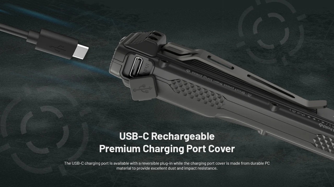 Nitecore EDC25 – 3000 Lümen USB-C Şarjlı Kompakt EDC El Feneri | NiteLab UHi 20 LED, 328 Metre Menzil, 55 Saat Çalışma Süresi