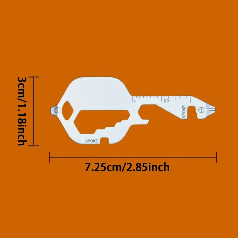 ALMIGHTY EAGLE 13'ü 1 Arada Mini Anahtarlık Çok Amaçlı Alet Multitool Siyah