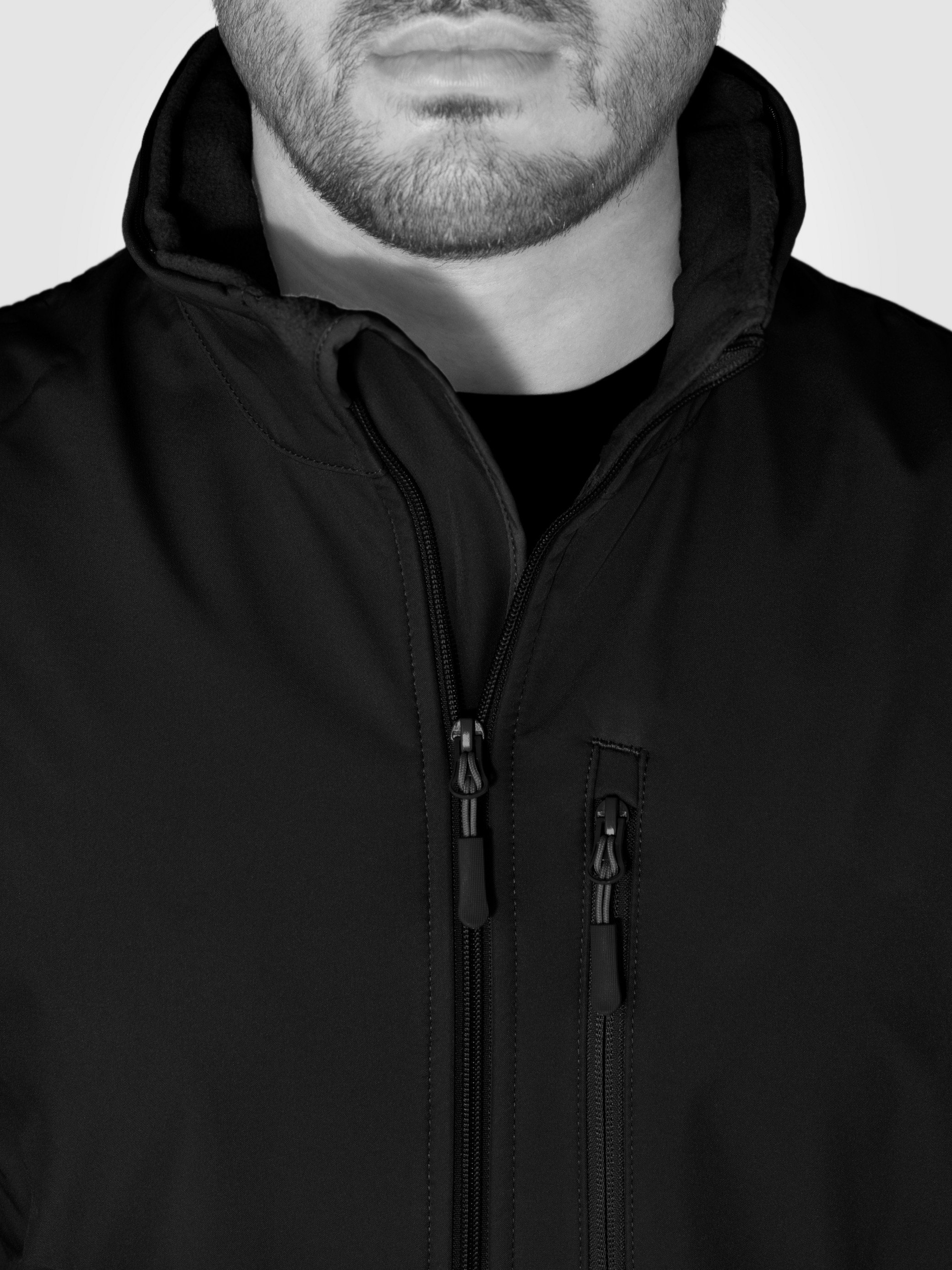 MUDEİR MONT SOFTSHELL BATUR SİYAH