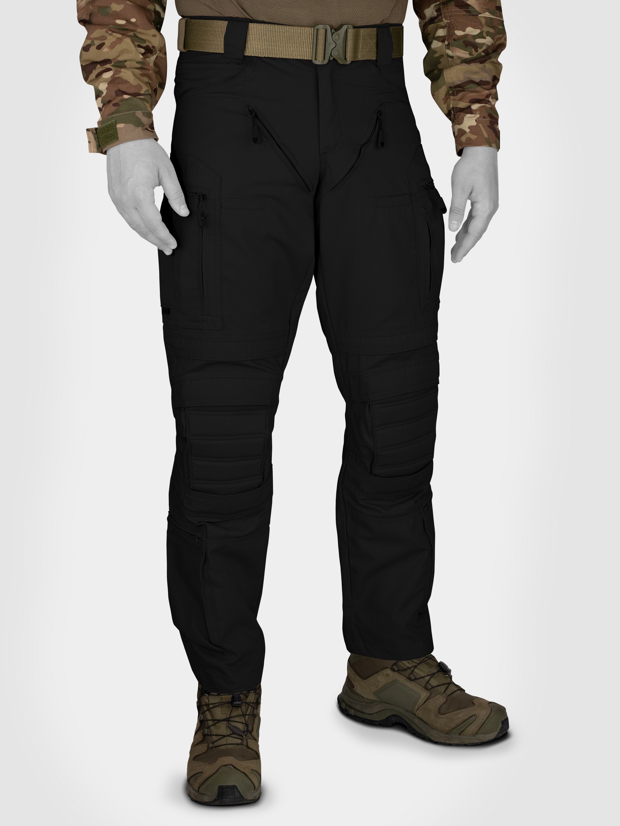 Mudeir Algan Muharebe Pantolonu Dizlikli 34 Boy - Siyah