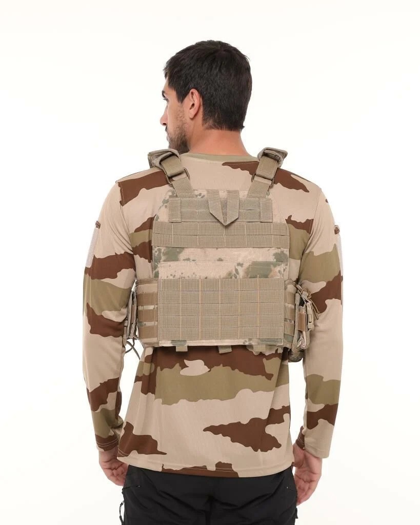 Pratik Plaka Taşıyıcı Hücum Yeleği Jandarma Kamuflaj