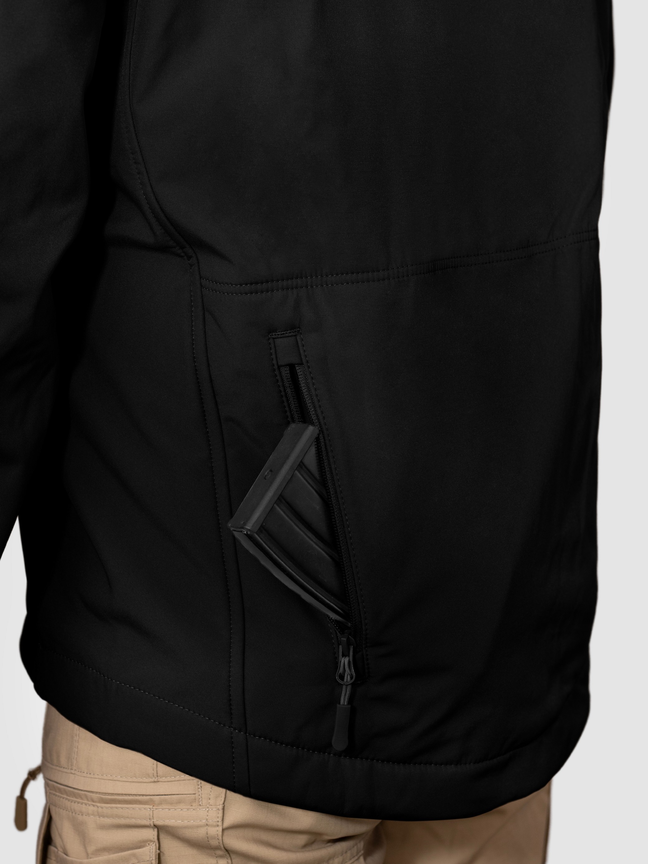 MUDEİR MONT SOFTSHELL BATUR SİYAH