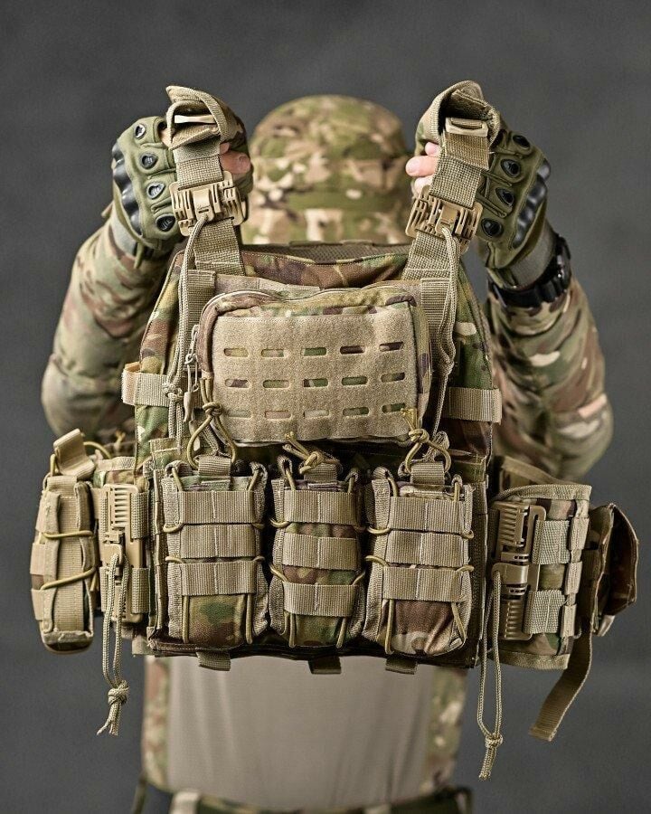 Pratik Hücum Yeleği MULTİCAM KAMUFLAJ