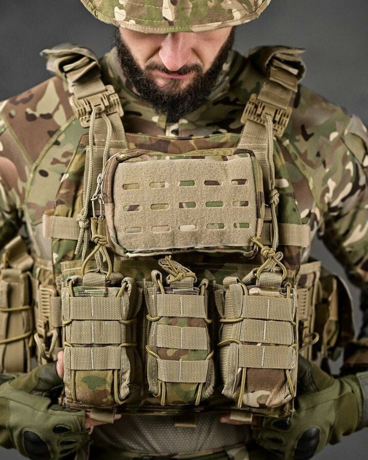 Pratik Hücum Yeleği MULTİCAM KAMUFLAJ