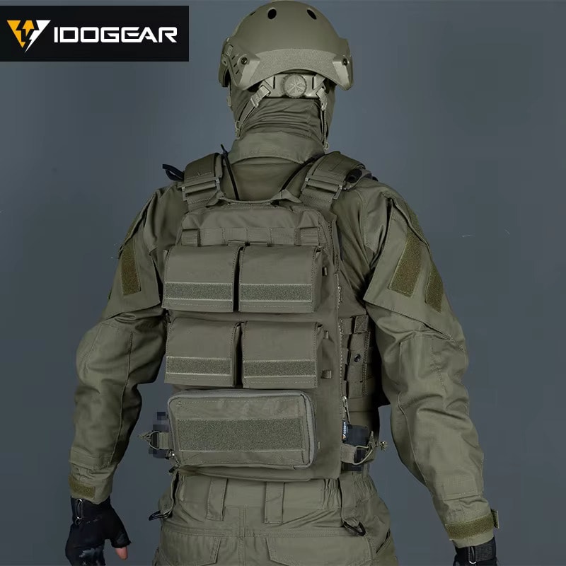 IDOGEAR Zip-On Panel Modüler Sırt Modülü – AVS / JPC 2.0 / CPC Uyumlu (3573) Tan Çöl