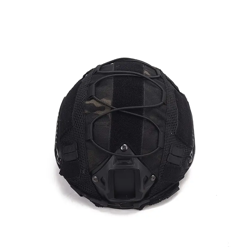 Kulaksız Kompozit Başlık Kılıfı - Kask Miğfer Kılıfı Black Multicam