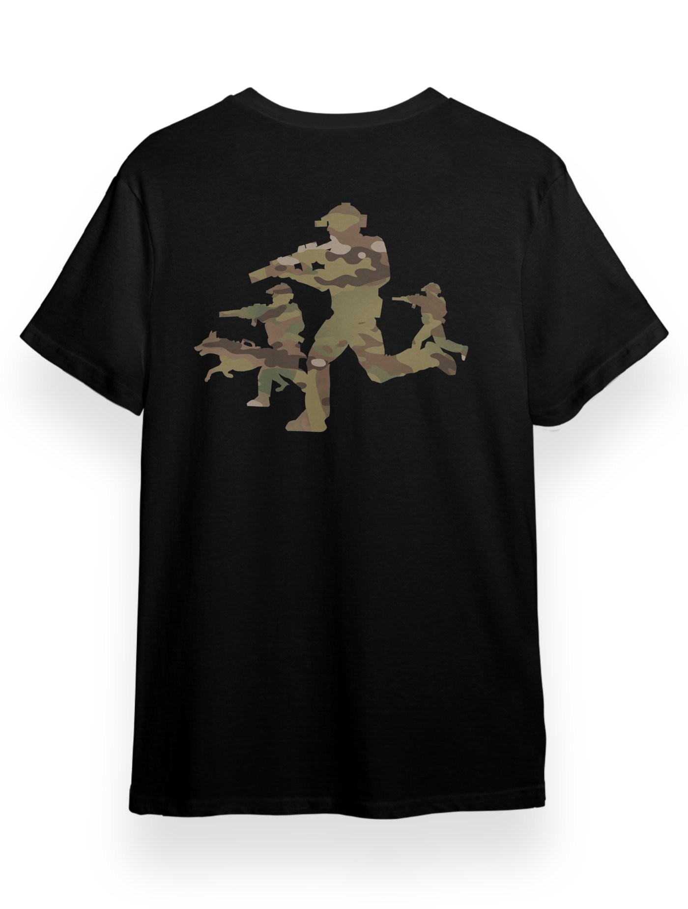 Multicam Hücum Ön arka Tshirt