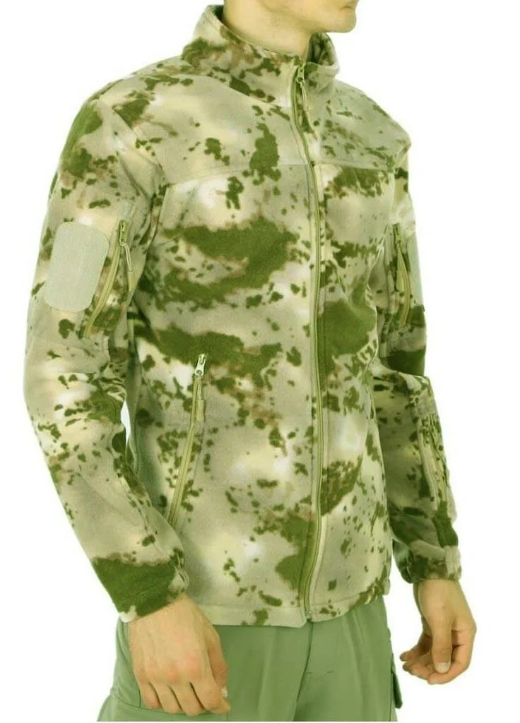 Single Sword Askeri ve Outdoor Erkek&Kadın Taktik Polar Mont-Hırka-Ceket - JANDARMA KAMUFLAJ
