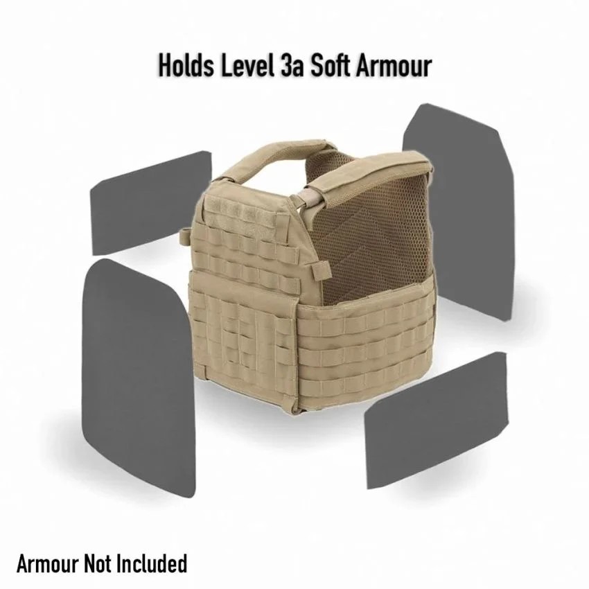 Warrior Assault Systems DCS TEMP 5.56 Tan Çöl Bej Plaka Taşıyıcı Yelek