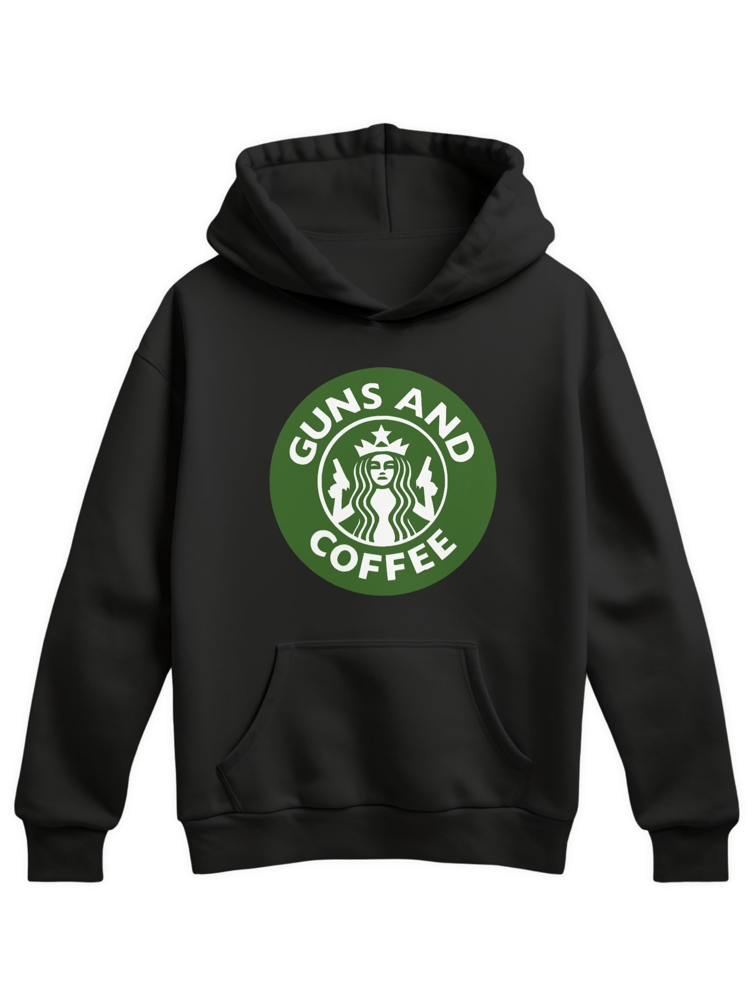 GUNS AND COFFEE HOODİE