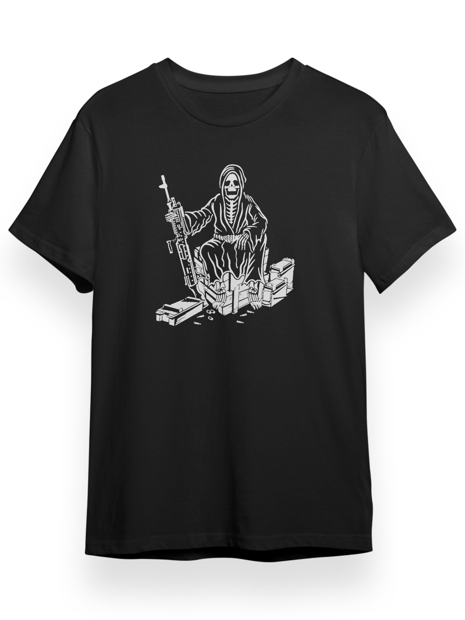 MAKİNALI TÜFEK YAZISIZ Tshirt Ön