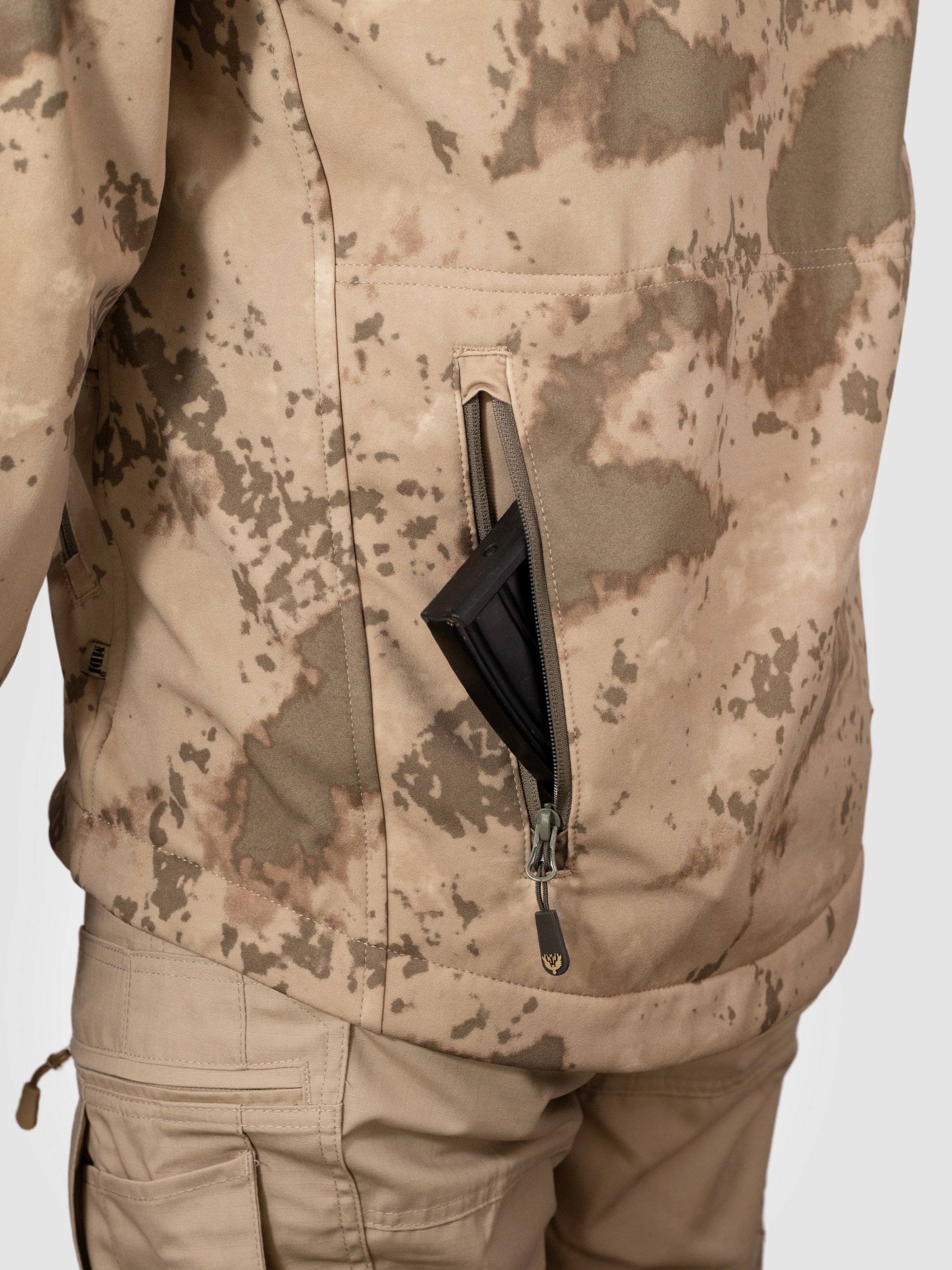 MUDEİR MONT SOFTSHELL BATUR JANDARMA KAMUFLAJ