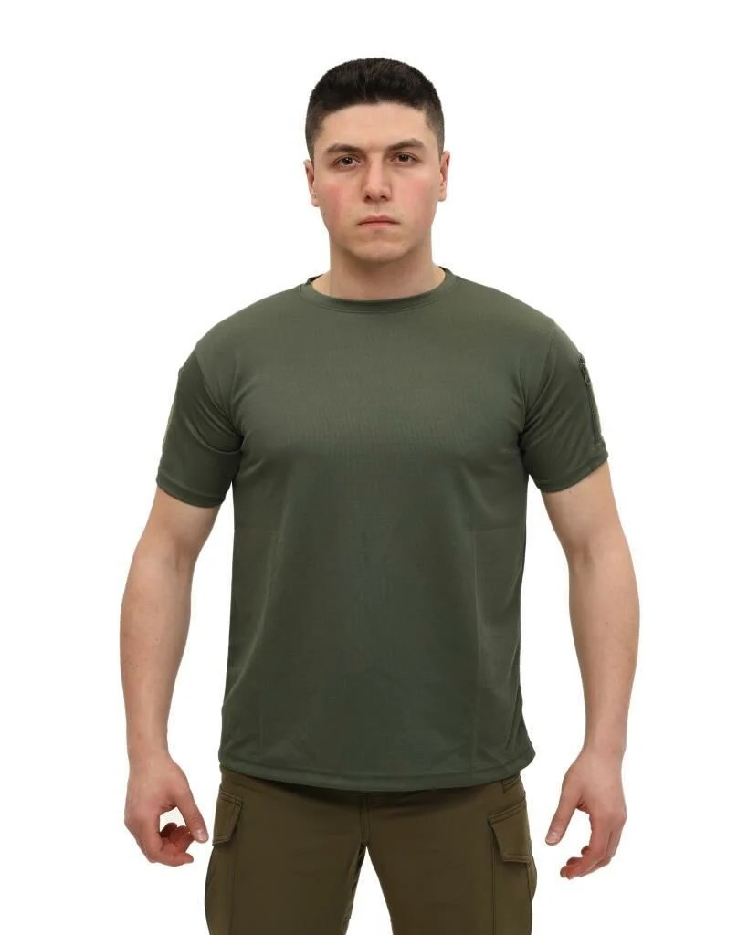 Single Sword Bisiklet Yaka Kısa Kol Taktik T-shirt Yazlık