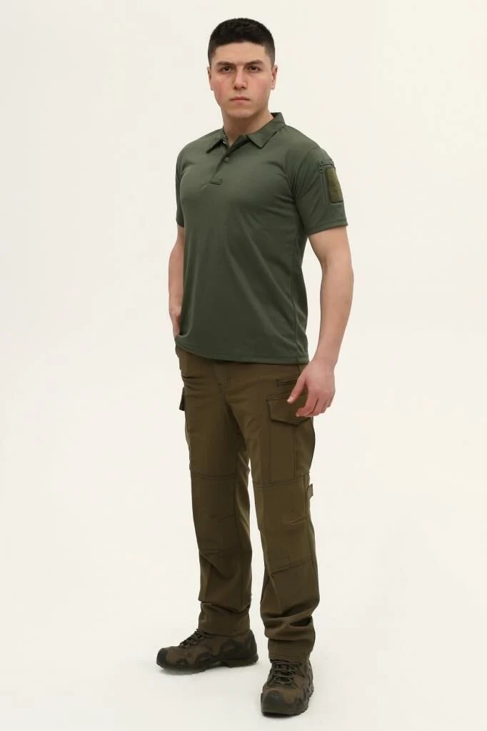 Single Sword Regular Fit Polo Yaka Kısa Kollu Erkek Tişört Yazlık