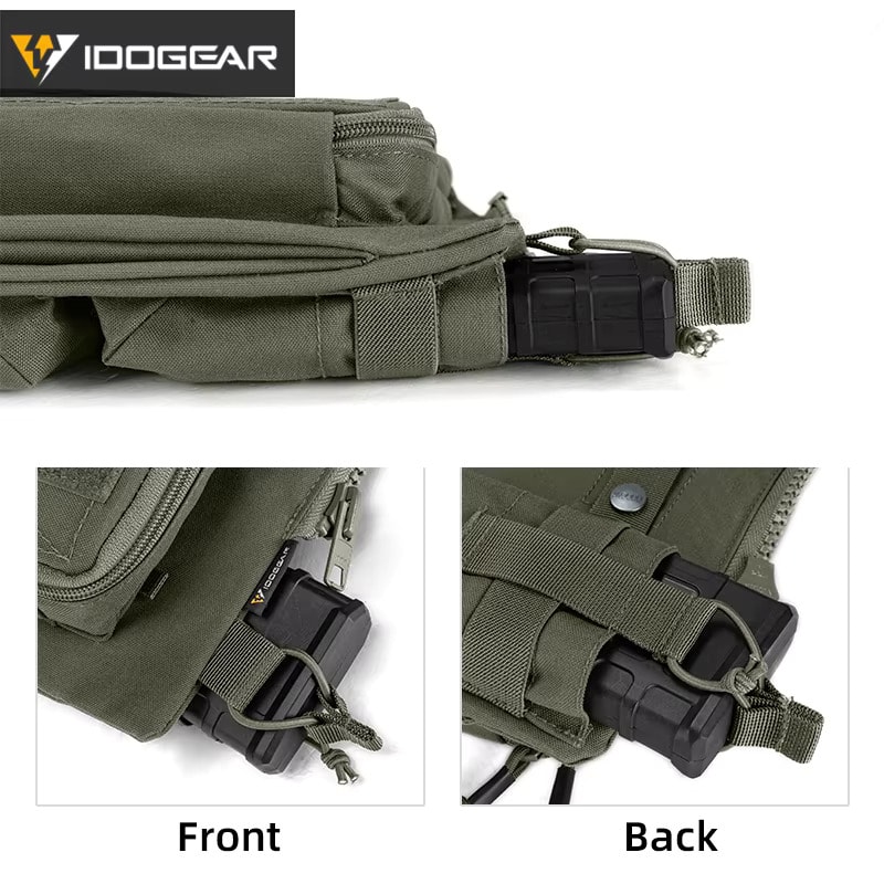 IDOGEAR Zip-On Panel Modüler Sırt Modülü – AVS / JPC 2.0 / CPC Uyumlu (3573) Tan Çöl