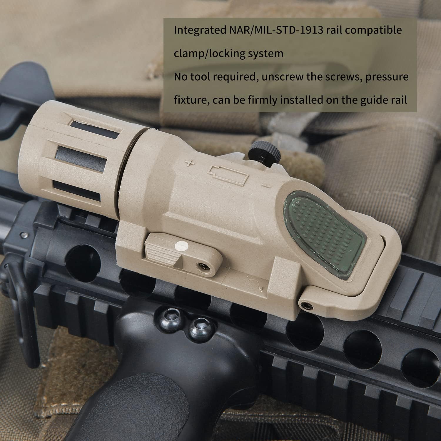 Silah Üstü Fener NE04019 DE Dark Earth / Tan