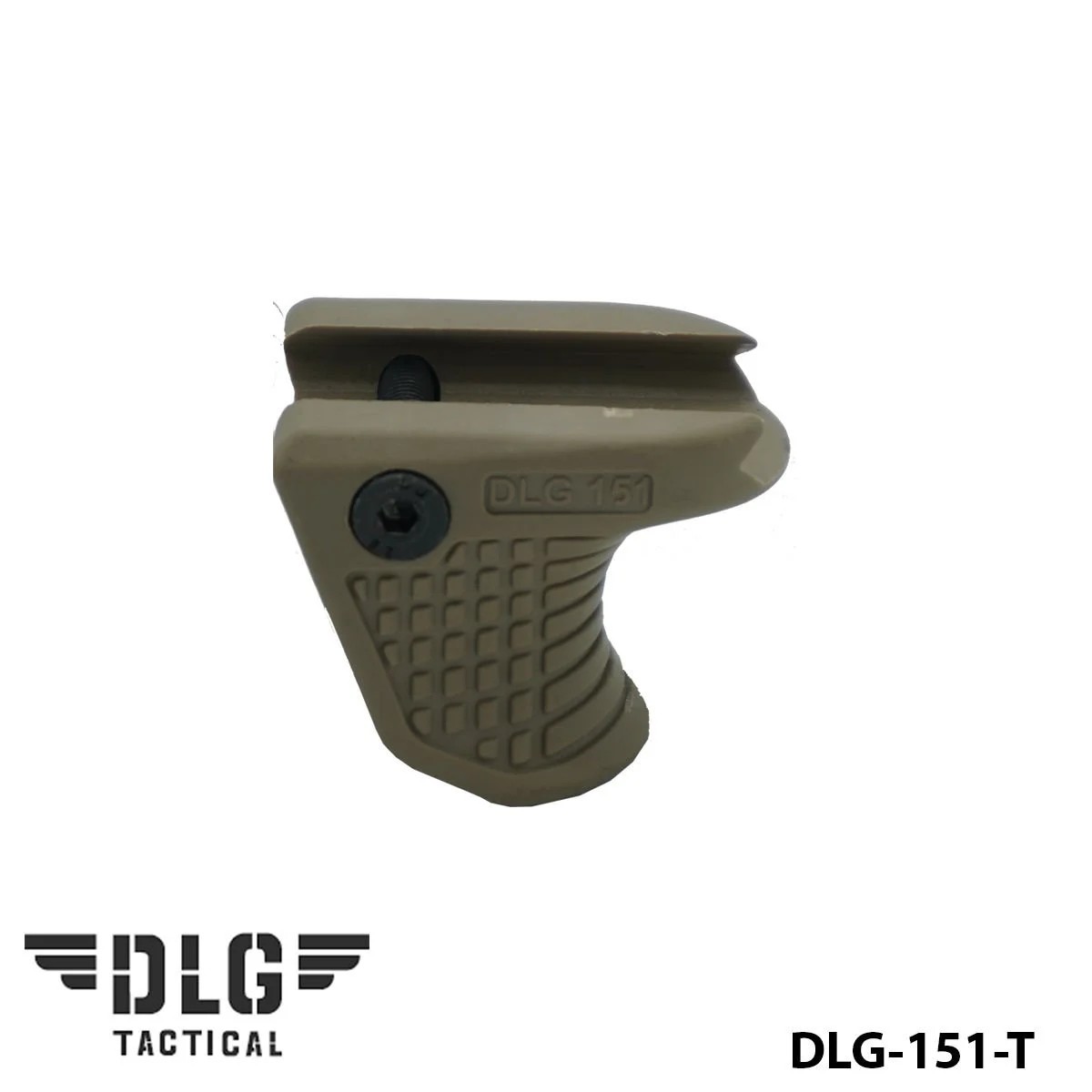 PICATINNY HANDSTOP WITH QD BASE DLG-151-T Tan