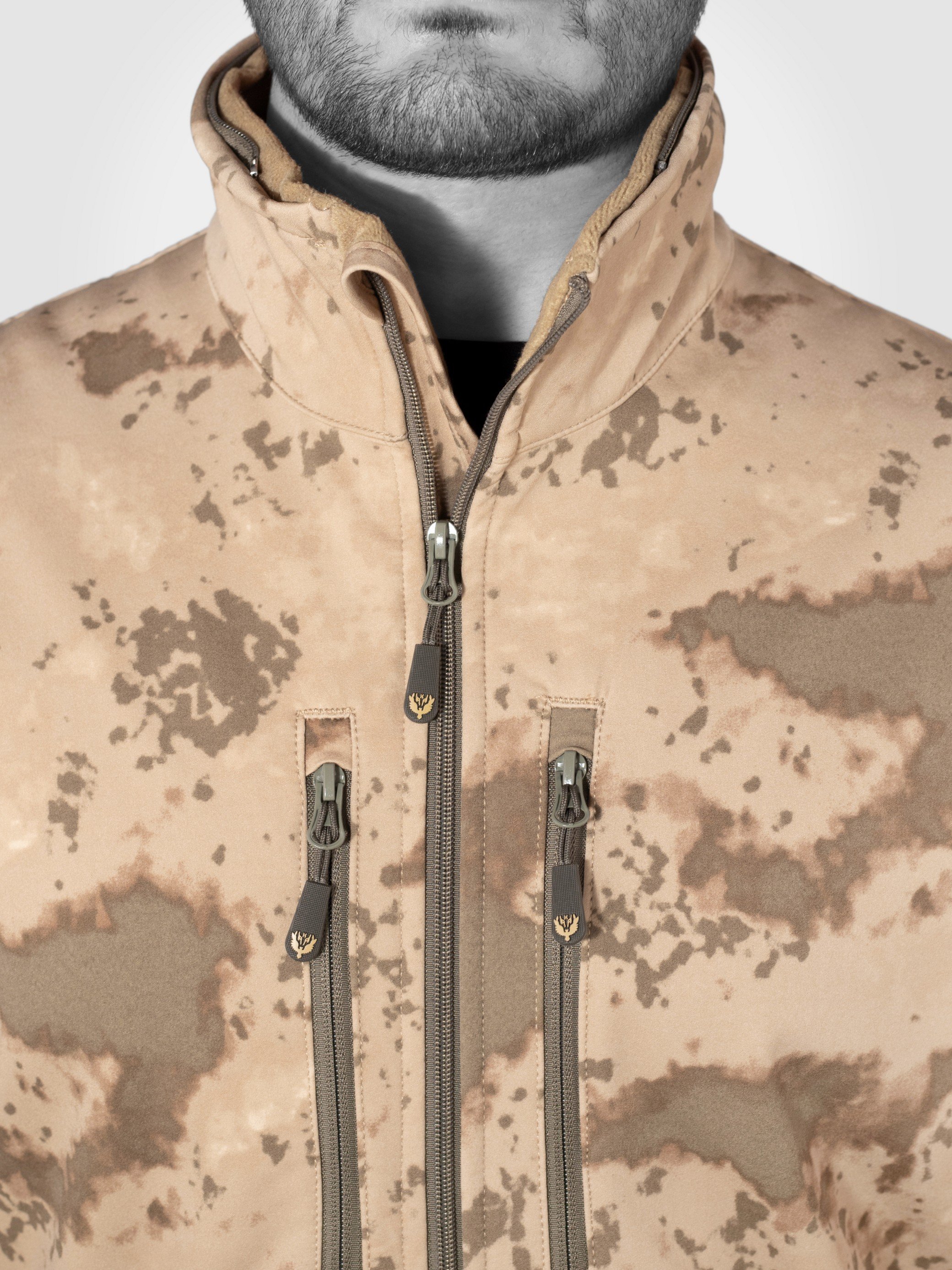 MUDEİR MONT SOFTSHELL BATUR JANDARMA KAMUFLAJ