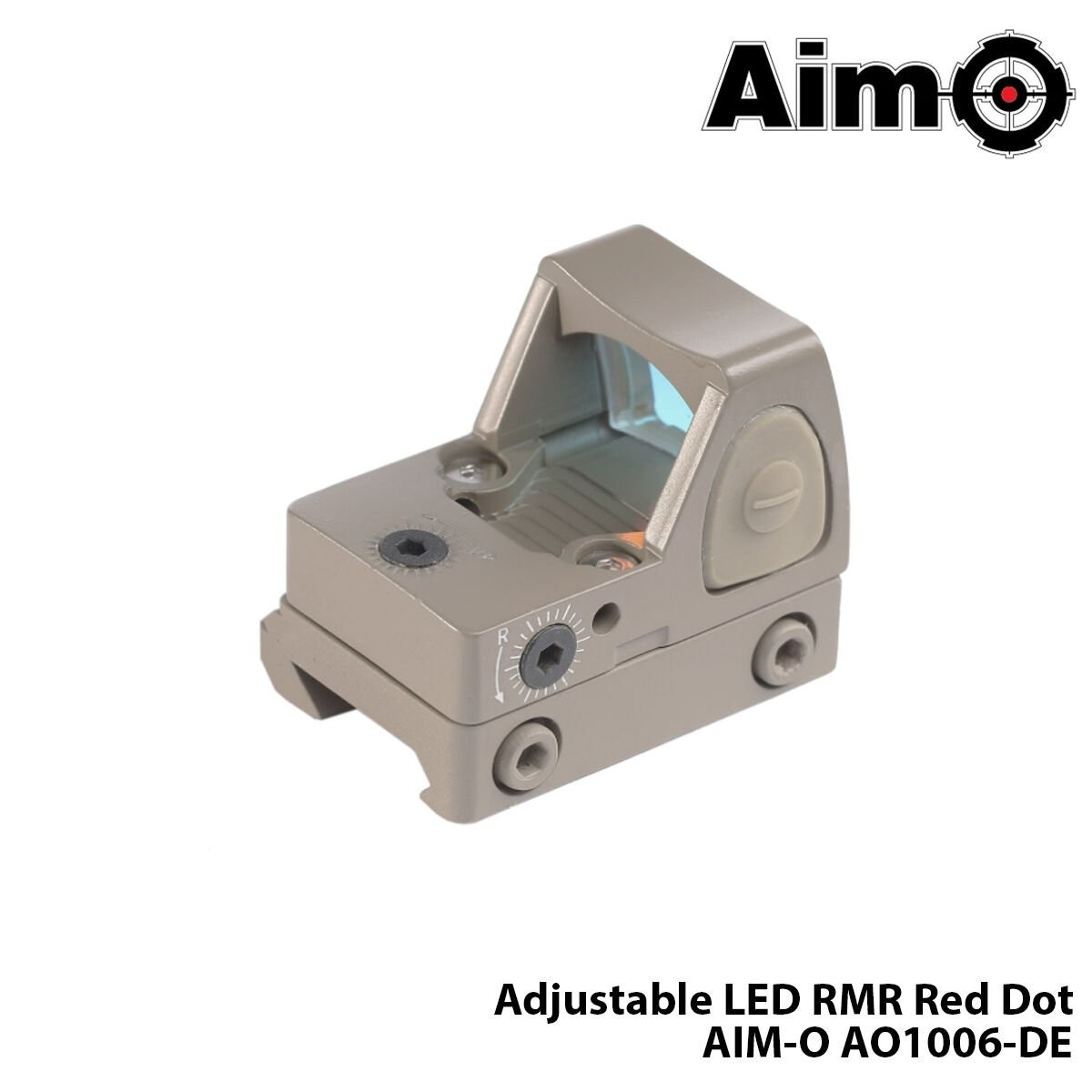 Red-Dot Adjustable LED RMR-TAN AIM-O AO1006-DE