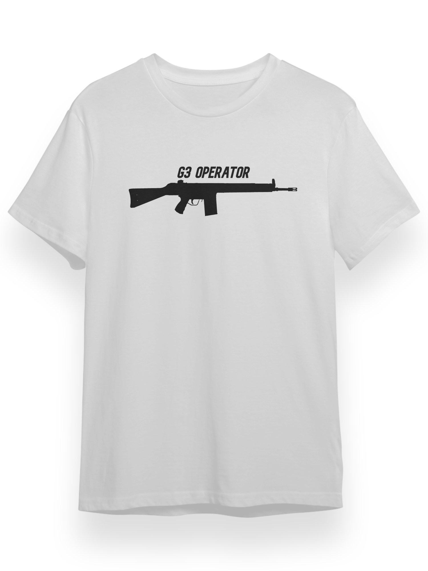 G3 OPERATOR BEYAZ Tshirt Ön