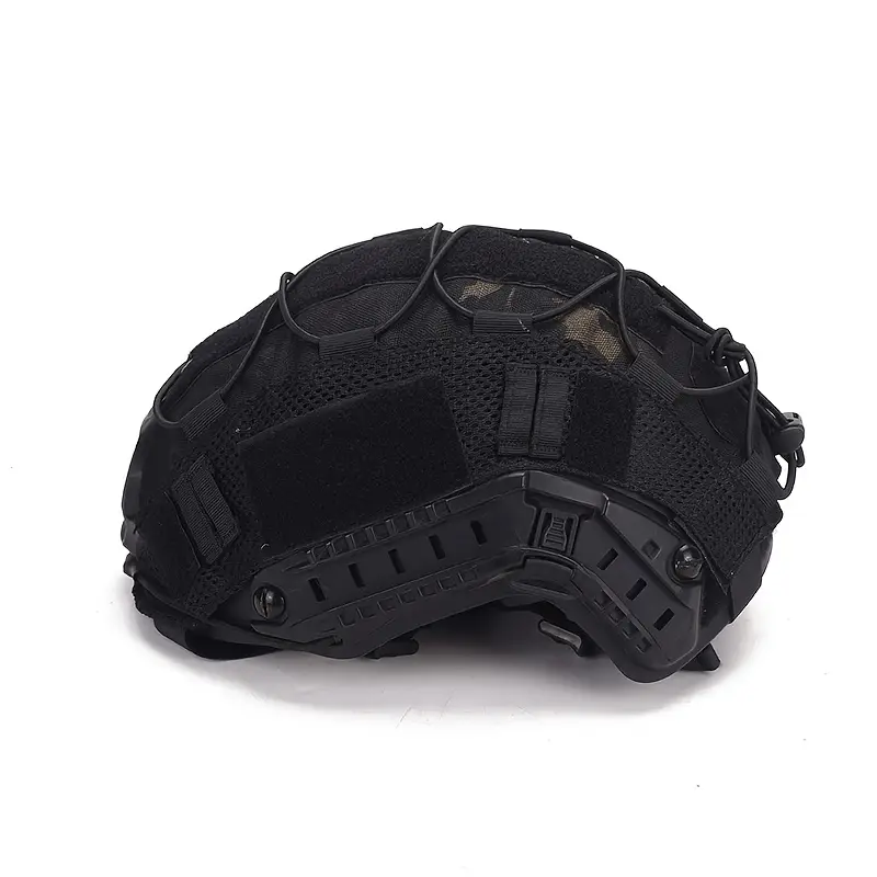 Kulaksız Kompozit Başlık Kılıfı - Kask Miğfer Kılıfı Black Multicam