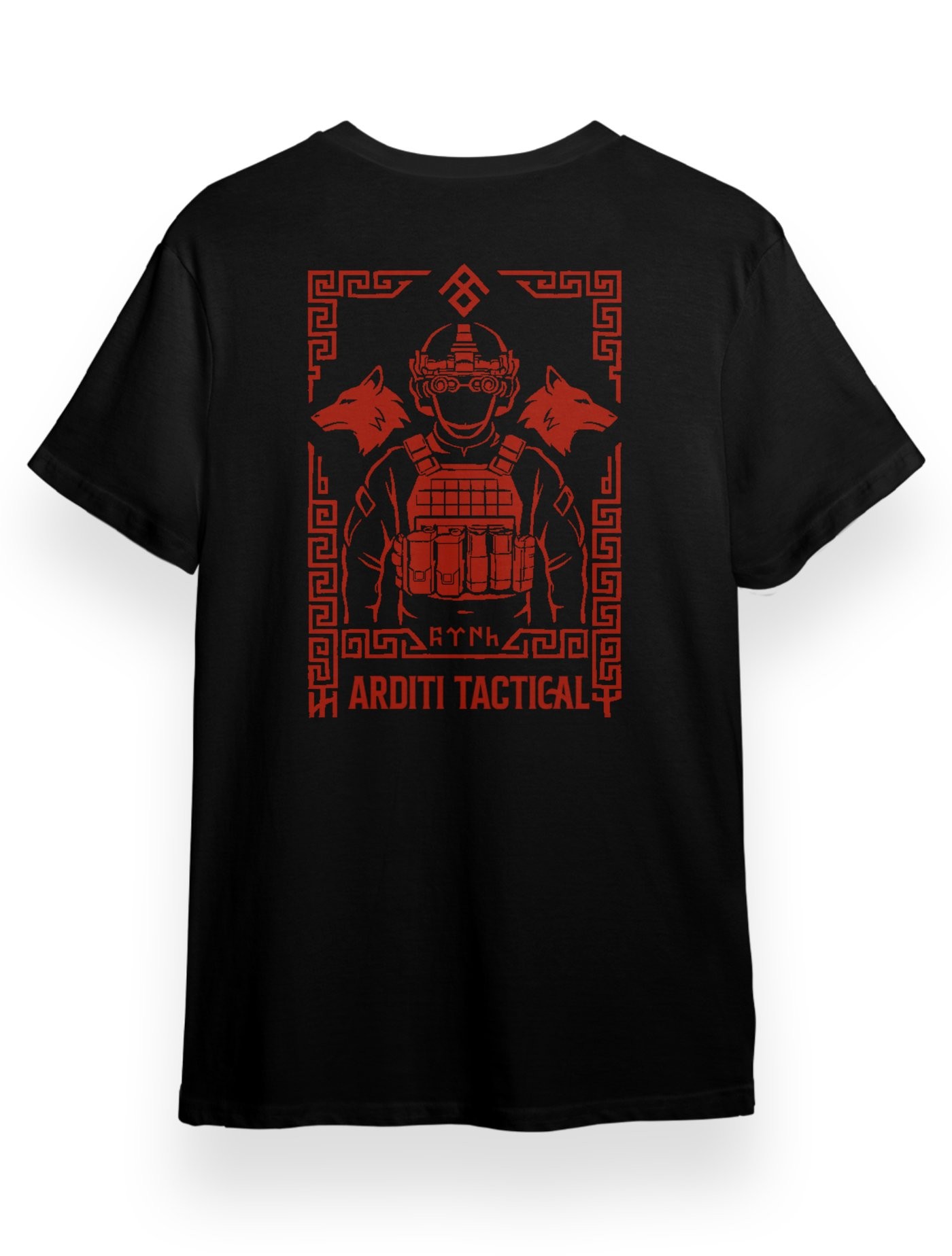 MODERN NOMAD KIRMIZI Tshirt - Siyah