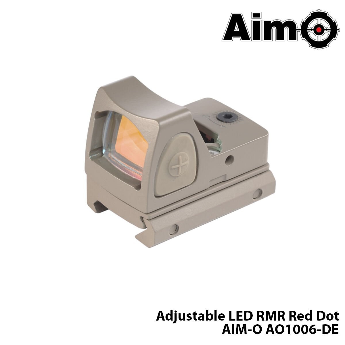 Red-Dot Adjustable LED RMR-TAN AIM-O AO1006-DE