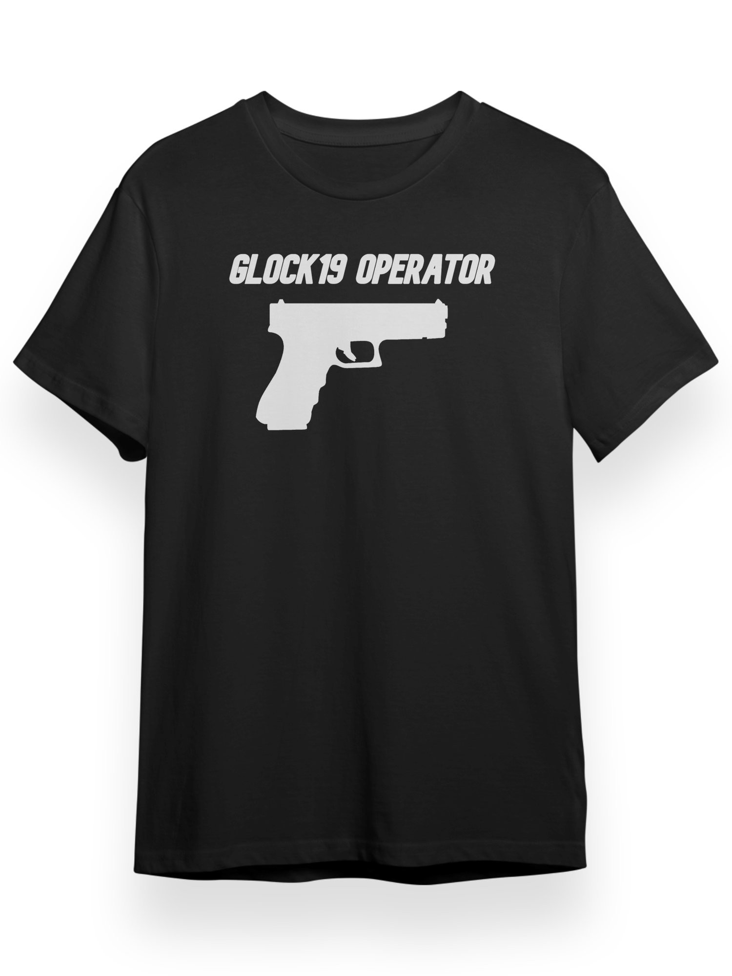 GLOCK19 OPERATOR SİYAH TSHİRT Ön