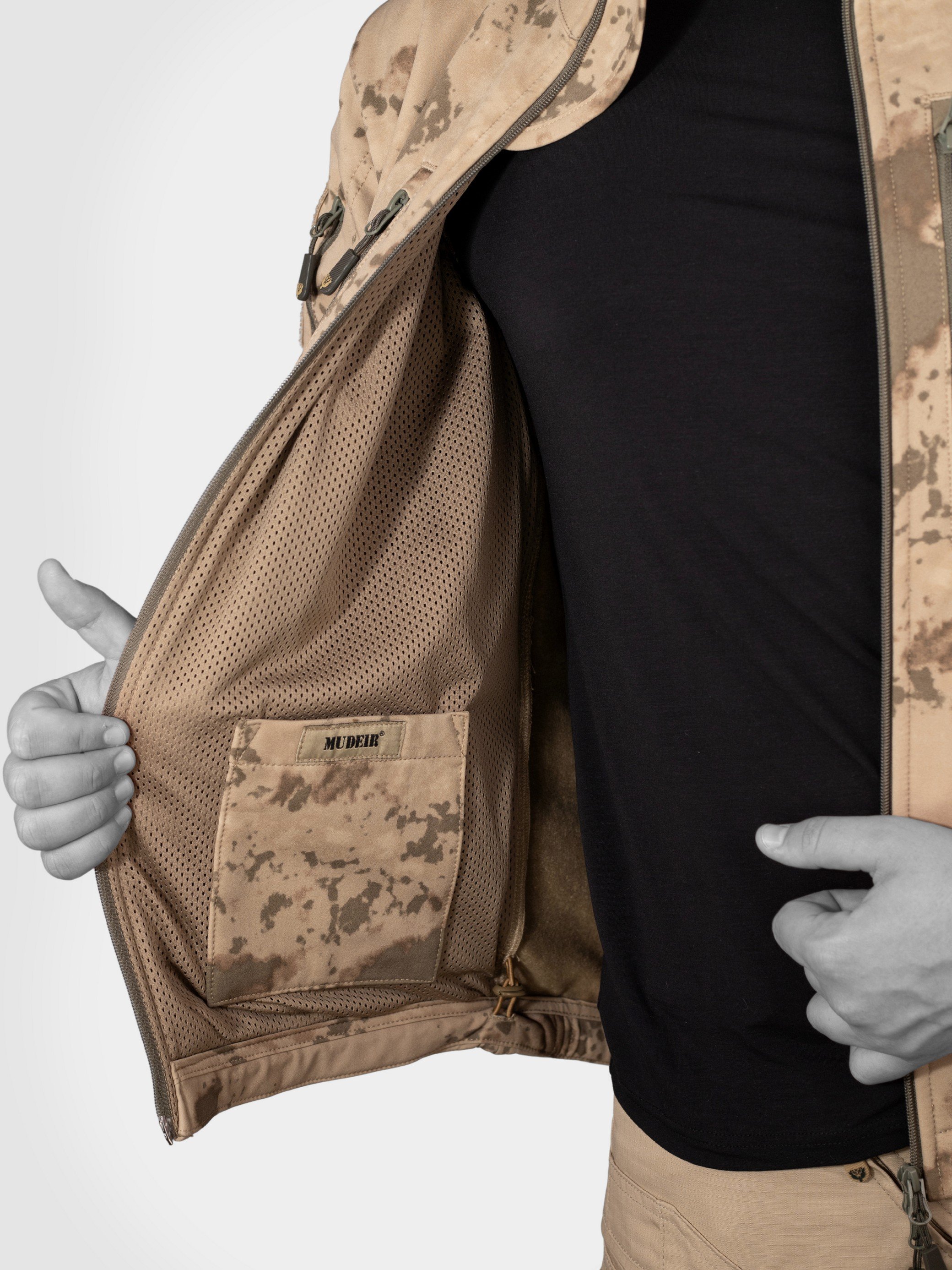 MUDEİR MONT SOFTSHELL BATUR JANDARMA KAMUFLAJ
