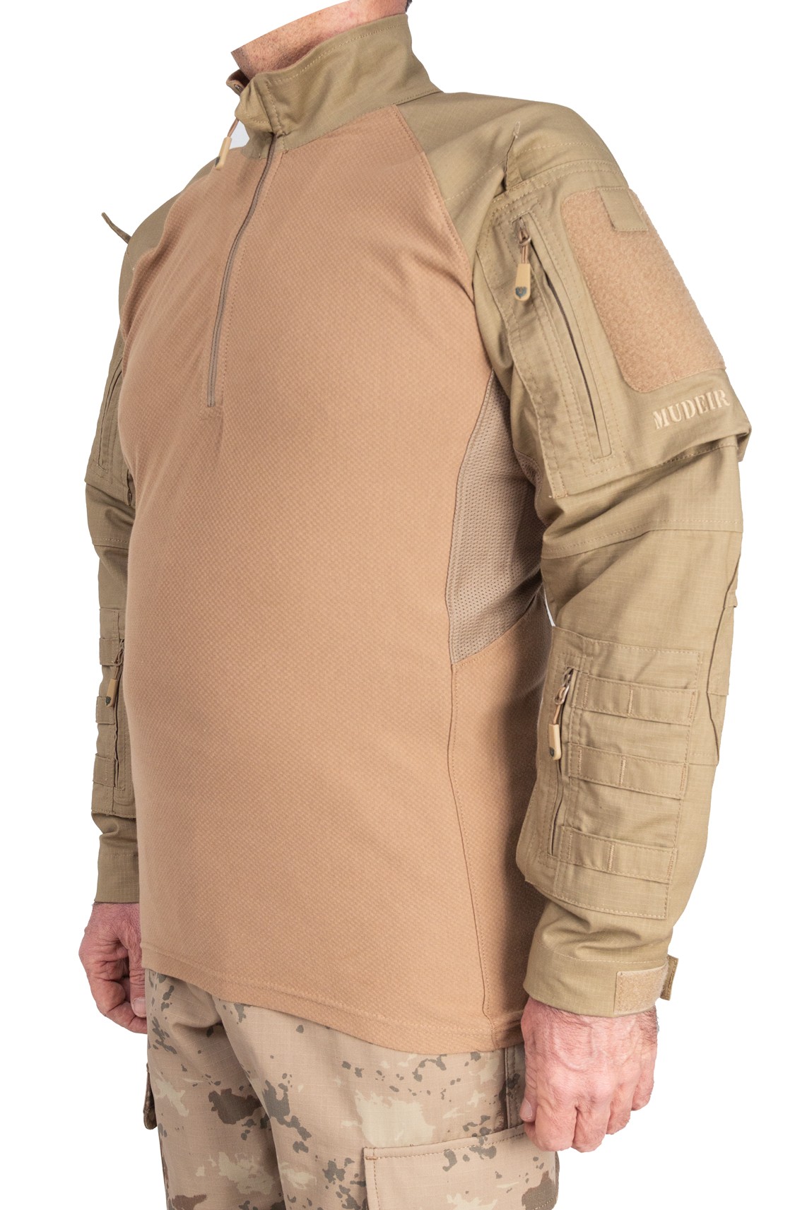 Mudeir Combat Tshirt Operasyonel Uraz Tan