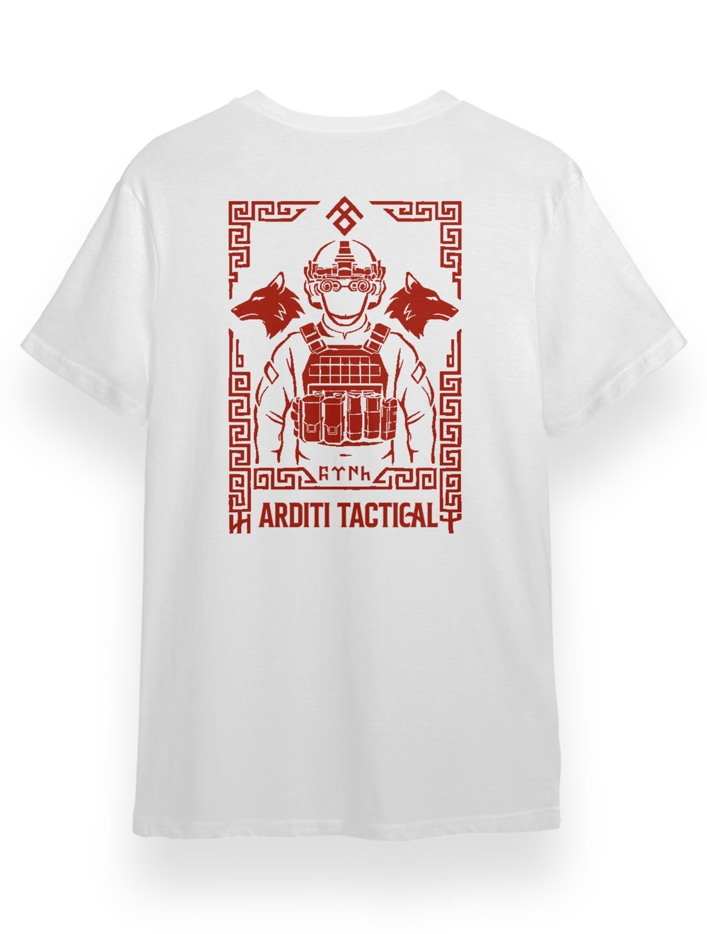 MODERN NOMAD KIRMIZI Tshirt - Beyaz