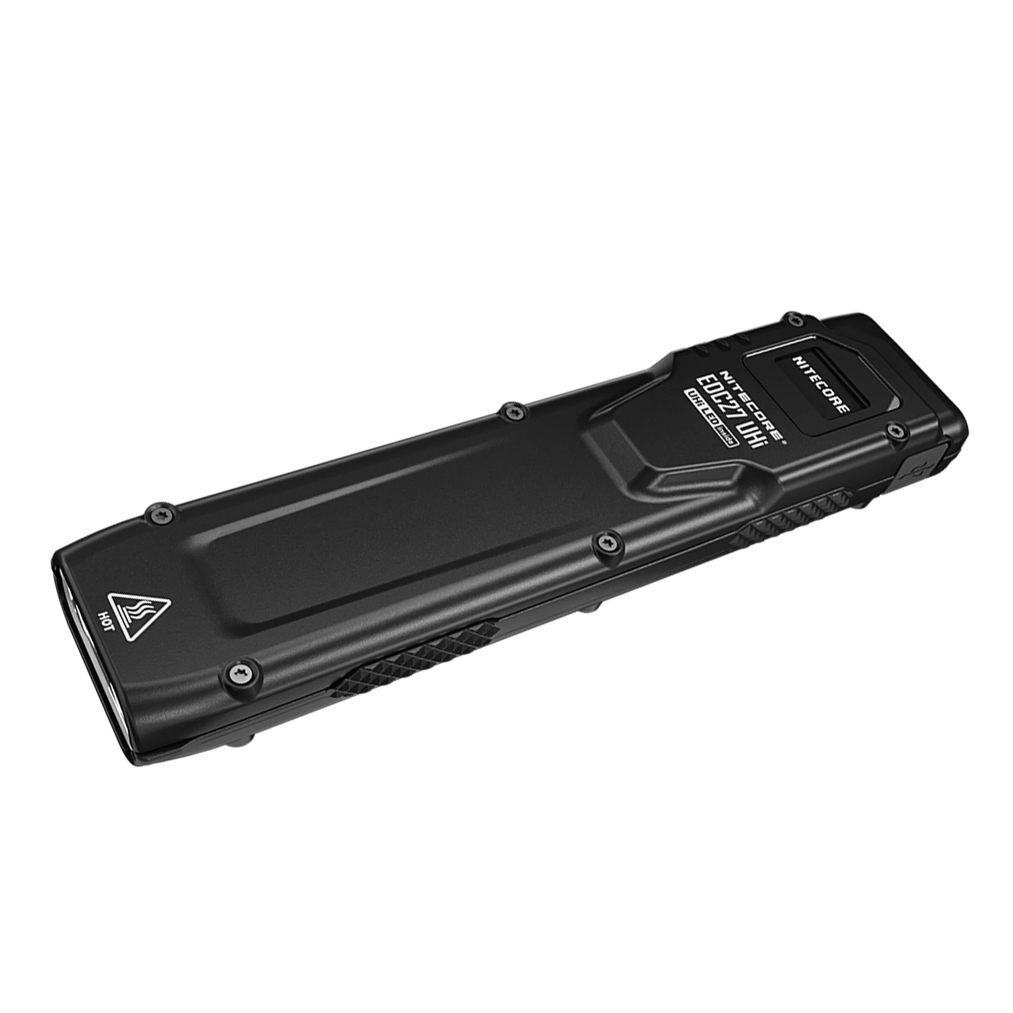 Nitecore EDC27 UHi – 3100 Lümen USB-C Şarjlı Ultra İnce Taktik EDC El Feneri | NiteLab UHi 20 LED, 333 Metre Menzil, 55 Saat Çalışma Süresi