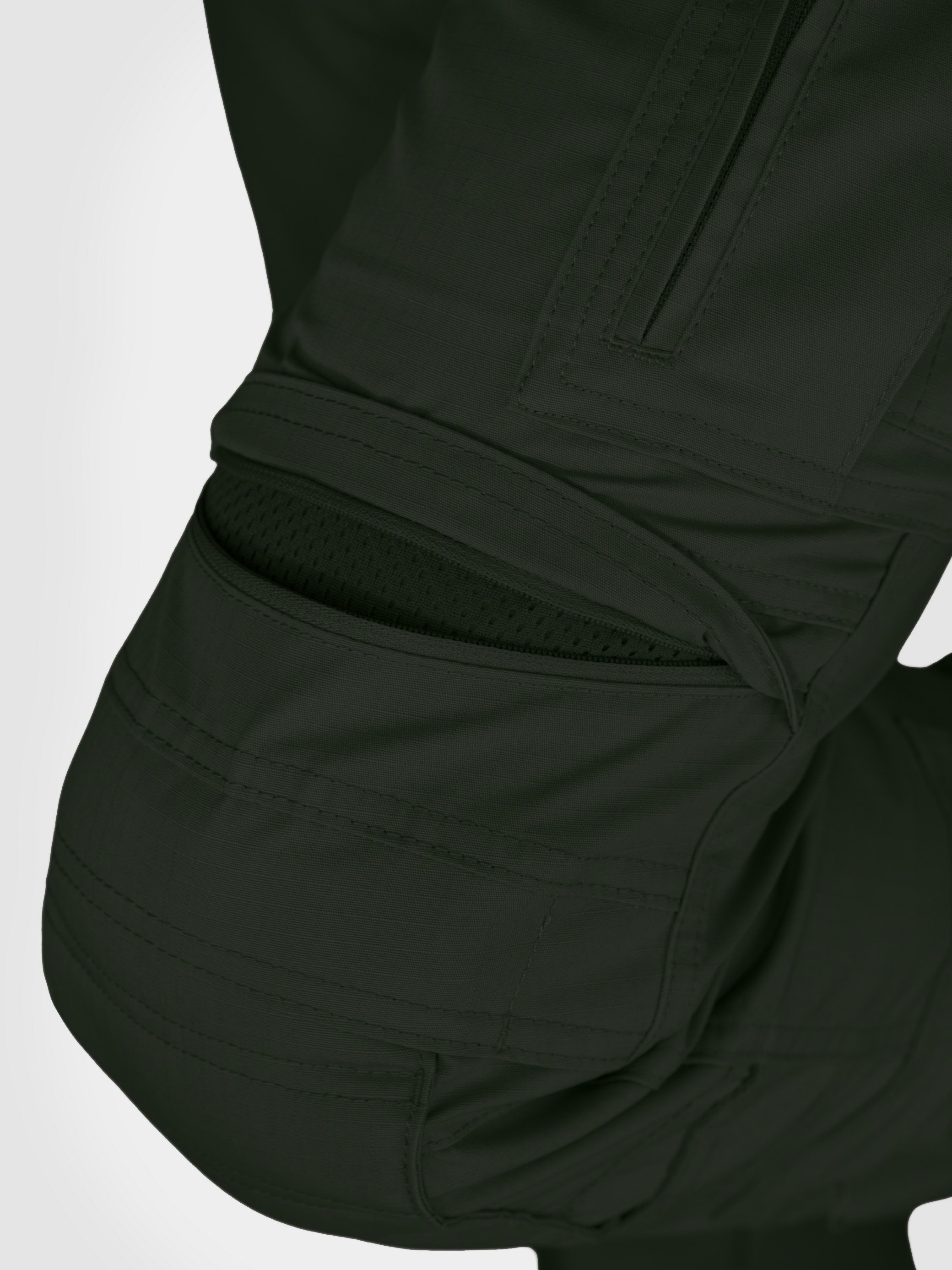 Mudeir Algan Muharebe Pantolonu Dizlikli Koyu Haki Renk