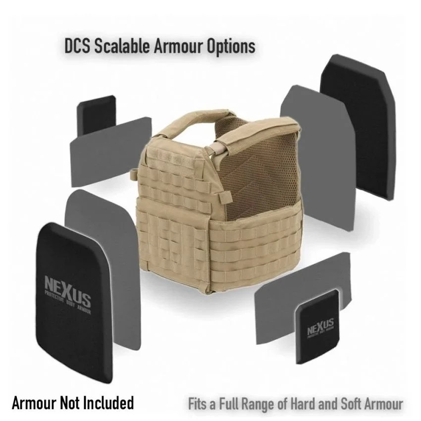 Warrior Assault Systems DCS TEMP 5.56 Tan Çöl Bej Plaka Taşıyıcı Yelek