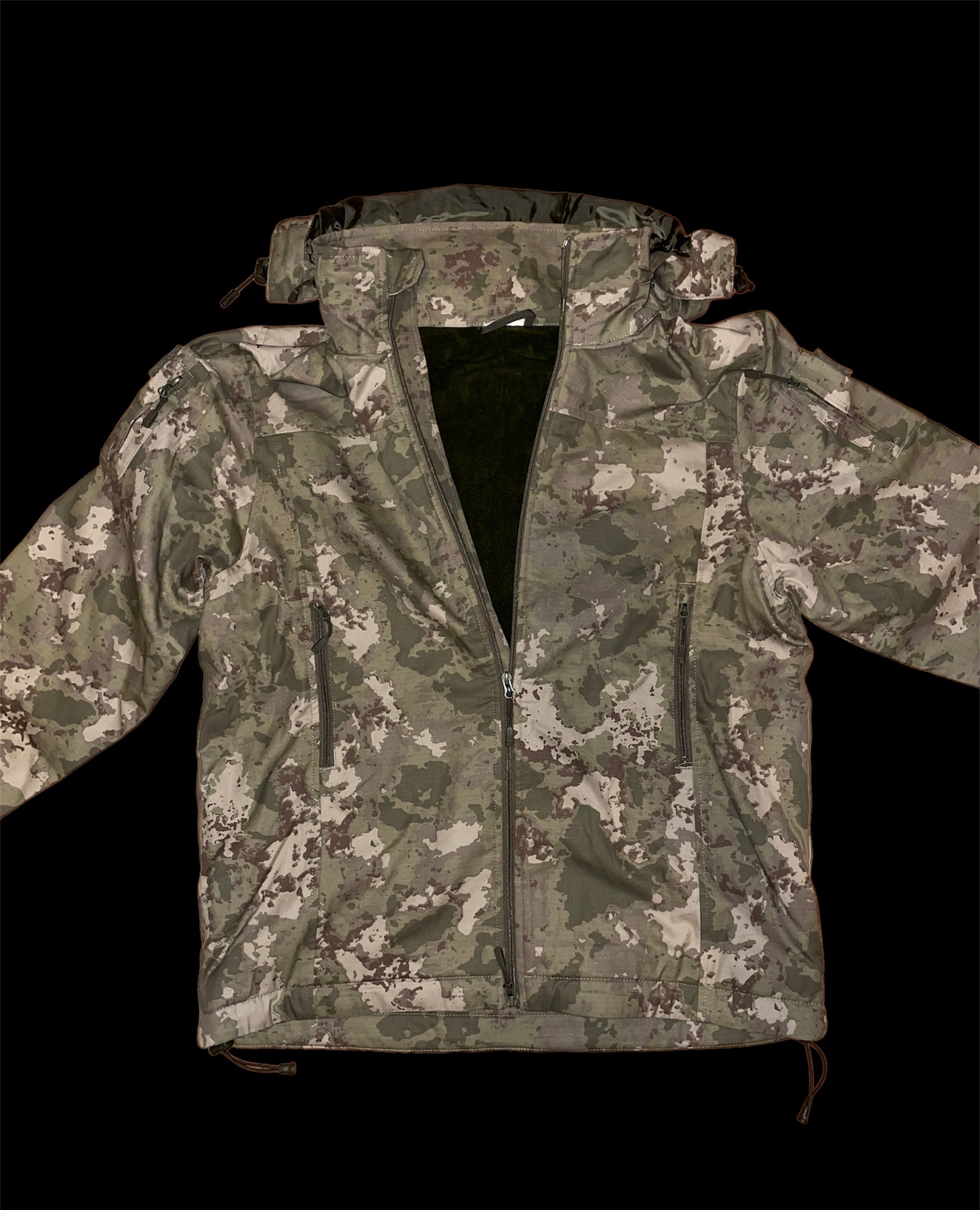 Kara Kuvvetleri Kamuflaj Kışlık Ceket