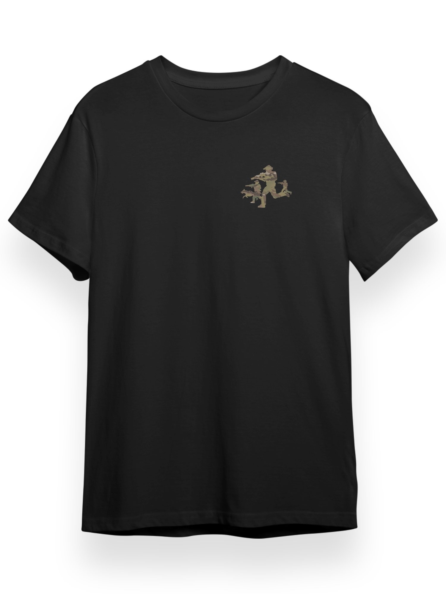 Multicam Hücum Ön arka Tshirt
