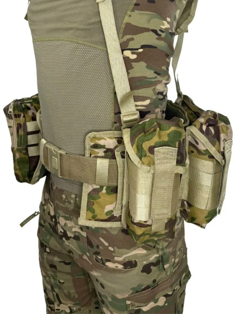 Single Sword Çeçen Yeleği Arkası Fileli Kod-1 MULTİCAM