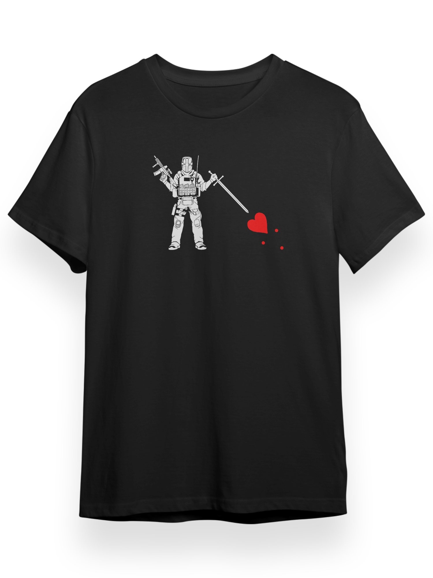 BLACK BEARD MODERN Tshirt Ön