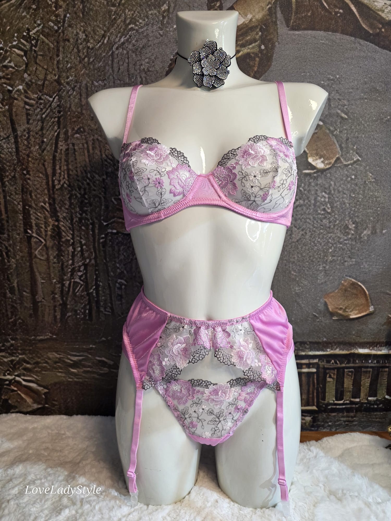 Flora Belle Jartiyerli Lüx Takım  - PR4010P
